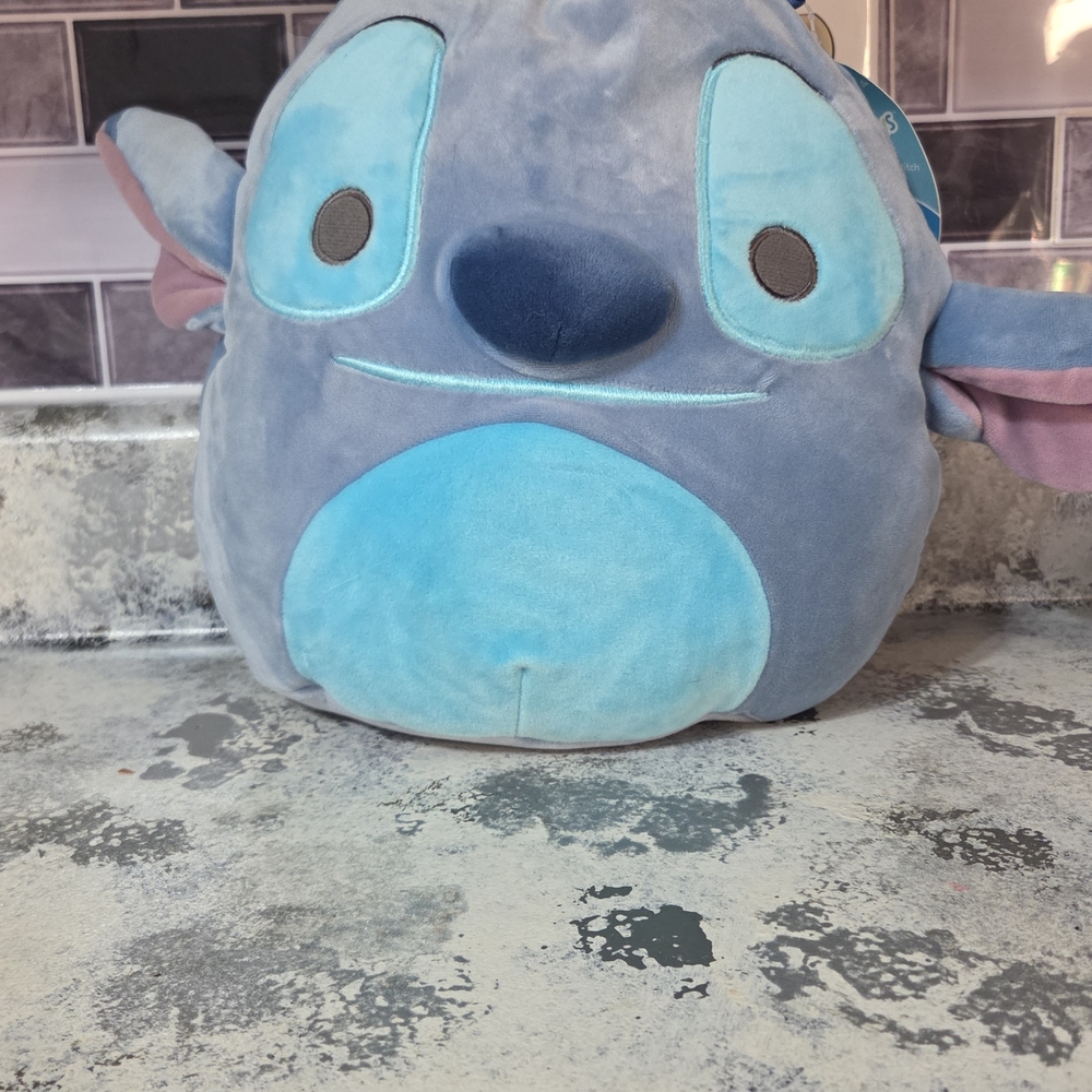 Squishmallows Blue and Gray Stuffed Animal